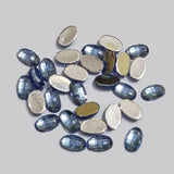 500 PCS OVAL SHAPE ACRYLIC STONE, SIZE about 6x4mm, light blue color