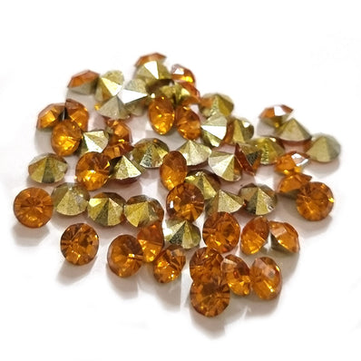 1440 Pcs Pkg. Point Back CHATONS, Resin stone RHINESTONE, SIZE about 4mm