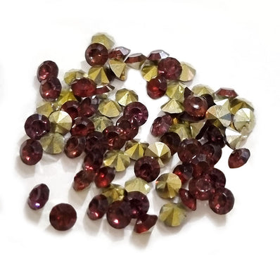 1440 Pcs Pkg. Point Back CHATONS, Resin stone RHINESTONE, SIZE about 3mm