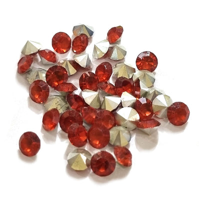 1440 Pcs Pkg. Point Back CHATONS, Resin stone RHINESTONE, SIZE about 4mm
