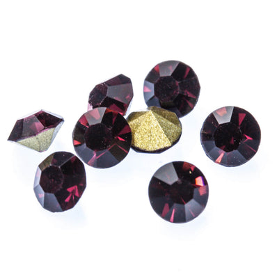 Point Back CHATONS, GLASS RHINESTONE, SOLD PER PACK OF 144 PCS, SIZE about 7mm