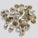 Point Back CHATONS, GLASS RHINESTONE, SOLD PER PACK OF 144 PCS, SIZE SS-23