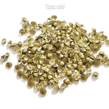 1440 Pcs Small size topaz color crystal glass stones