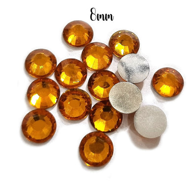 500 Pcs pack Round Acrylic stone for adornment Size mentioned on image