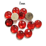 500 Pcs pack Round Acrylic stone for adornment Size mentioned on image