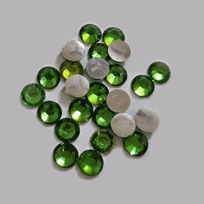 500 PCS PACK ROUND ACRYLIC STONE FOR ADORNMENT SIZE 6mm