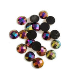 500 Pcs Pkg. 6mm Round Metallic Rhinestones for art, crafts, dress and Jewelry making