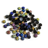 1000 Pcs Pkg. 3mm Round Metallic Glitter Rhinestones for art, crafts, dress and Jewelry making