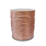 10 Meters Pkg. 1.5mm Rose Pink, Silky Rattail silk Cord Chinese Knot threads