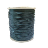 10 Meters Pkg. 1.5mm Denim Blue, Silky Rattail silk Cord Chinese Knot threads