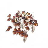 500 pcs PKG. PACK DROP ACRYLIC CRYSTAL RHINESTONES in size about 3x5mm