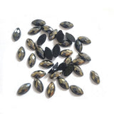 500 pcs PKG. PACK Oval Boat shape ACRYLIC CRYSTAL RHINESTONES in size about 3x6mm