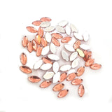 1440 pcs PKG. PACK Oval Boat shape ACRYLIC CRYSTAL RHINESTONES in size about 3x6mm
