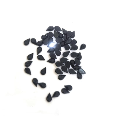500 pcs PKG. PACK DROP ACRYLIC CRYSTAL RHINESTONES in size about 3x5mm