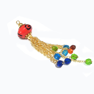 5Pcs Pkg. Long beaded Tussle Sale