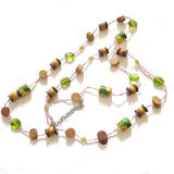 Long beaded necklace