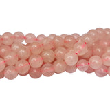 Natural 6mm Rose Quartz smooth round beads, sold Per string about 75~77 beads