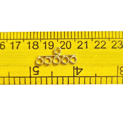 10pcs Pkg. 5 Loops connector findings for jewelry making