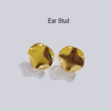 3 Pairs Pkg. (6pcs) Gold plated Ear tops stud