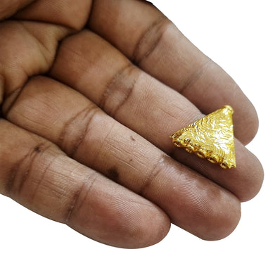 10pcs pkg. 22k gold plated anti tarnish spacer bar gold