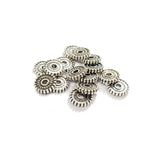 50 Pcs Pkg. Metal Oxidized Fine quality Jewelry making beads in Size About 10x2 Milimeters