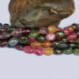 Natural Gemstone Agate Semi Precious Beads Tumble 8mm Size Approximately 42~43 Beads in String