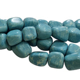 2 String, Each string about 16 inches Turquoise stone, Approx 60 beads,