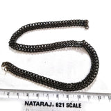 13 inches cuttong Black oxidized plated thick chain Sold Per package of 2 pcs