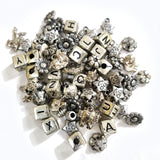 100 grams plastic ccb beads mix