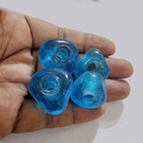 10pcs Large Size Glass beads, big hole beads