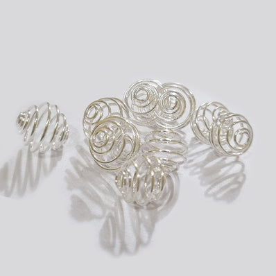 10pcs wire cage beads