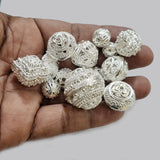 20pcs Mix Silver plated Filigree beads