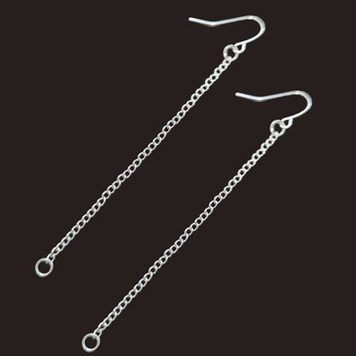5 PAIRS PACK' DIY EAR HOOK WITH LONG CHAIN EXTENSION