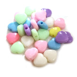 25 PIECES PACK' APPROX 11 MM FANCY ACRYLIC BEADS