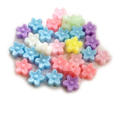 25 PIECES PACK' APPROX 8-9 MM FANCY ACRYLIC BEADS