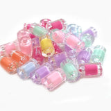 20 PIECES PACK' APPROX 7x12 MM FANCY ACRYLIC BEADS