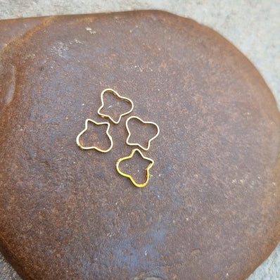 40 PIECES PACK GOLD POLISHED' 8x10 MM APPROX SIZE