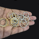 40pcs mix Ring and connectors Gold and Silver tone big and small size