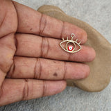 6pcs pack evil eye red charms