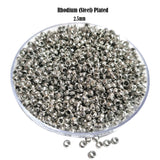 500 PIECES ROUND CRIMP 2.5 MM SIZE