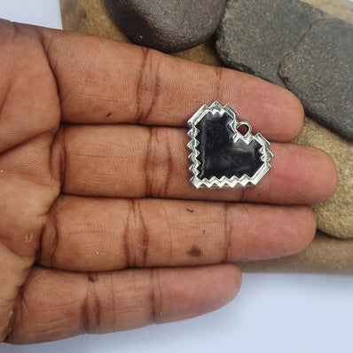 Anti Tarnish Heart Shape Pendant charms for jewelry making Sold Per Piece Pack