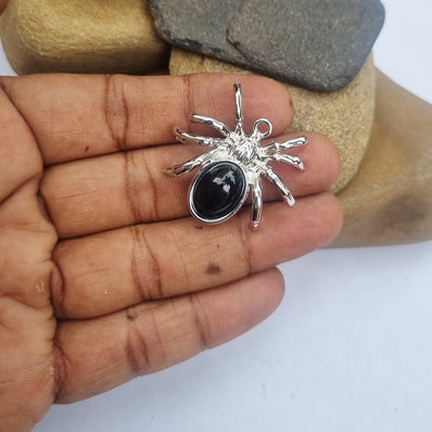 Anti Tarnish Spider Shape Pendant charms for jewelry making Sold Per Piece Pack