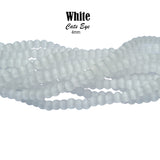 Per line/String 16 inches Long White color, Cats eye beads for jewelry making approx 130~135 beads in a line