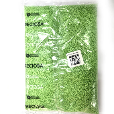 Preciosa Czech Glass Seed Beads 11/0 Size (2mm) Sold Per pack of 20 Grams, Lime Opaque color