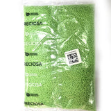 Preciosa Czech Glass Seed Beads 11/0 Size (2mm) Sold Per pack of 20 Grams, Lime Opaque color