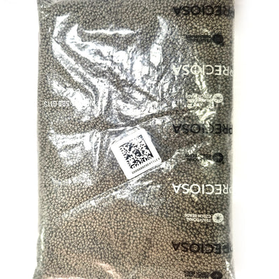 Preciosa Czech Glass Seed Beads 11/0 Size (2mm) Sold Per pack of 20 Grams, Gray Opaque Color