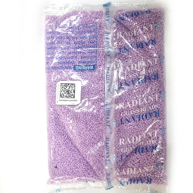 Radiant Czech Glass Seed Beads 11/0 Size (2mm) Sold Per pack of 20 Grams, Lavender Color