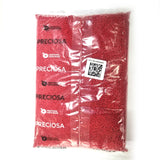 Preciosa Czech Glass Seed Beads 11/0 Size (2mm) Sold Per pack of 20 Grams, Red Opaque color