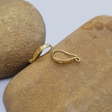 Fancy Earring fish hook Sold Per 4pcs (2 pairs) Pack