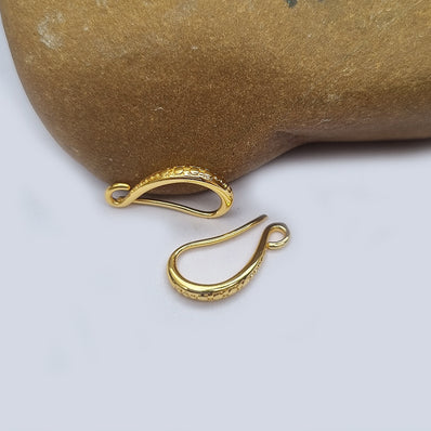 Fancy Earring fish hook Sold Per 4pcs (2 pairs) Pack